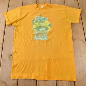 Koszulka z grafiką "Mean And Nasty Single Stitch Rat" z 1979 roku, wyprodukowana w USA, rozmiar M