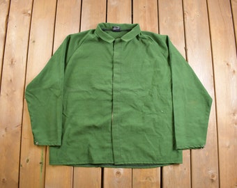 【雰囲気系】 BIGMAC hickory work shirts 70s ボロ Vintage 70s Big Mac Coveralls Mens 48 Reg Hickory Stripe