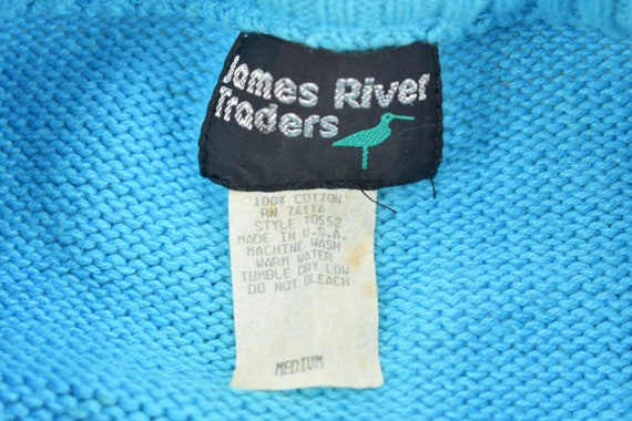 Vintage 1980s James River Trader Knit Crewneck Sw… - image 3
