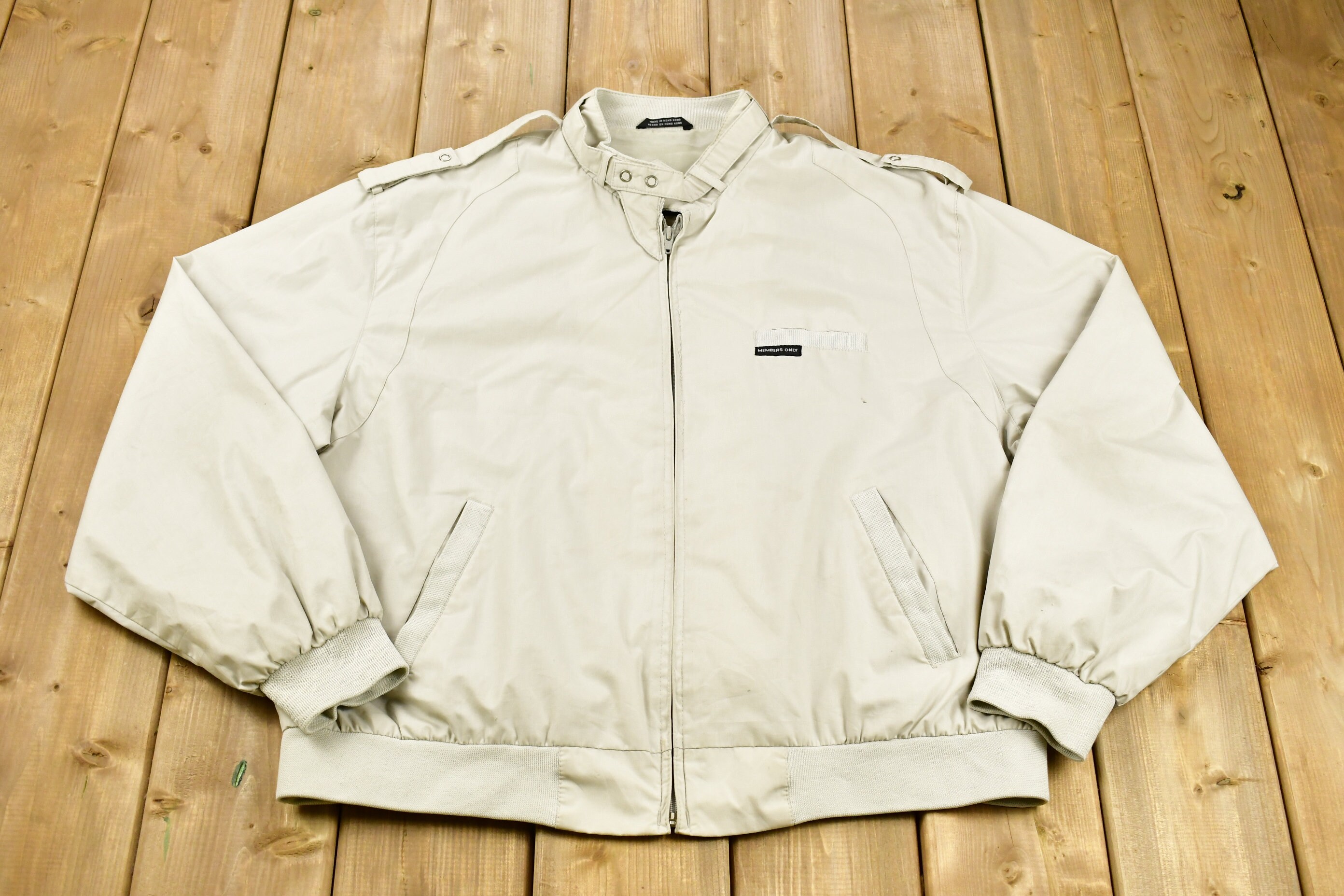 Vintage 1990s Members Only Windbreaker Jacket 90s Windbreaker Vintage Streetwear Sportswear Outerwear Jacket Streetwear Fashion