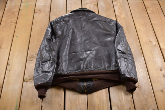 Vintage 1950s LL Bean Leather Jacket / Fall Outerwear Vintage 1950s LL Bean Leather Jacket / Fall Outerwear