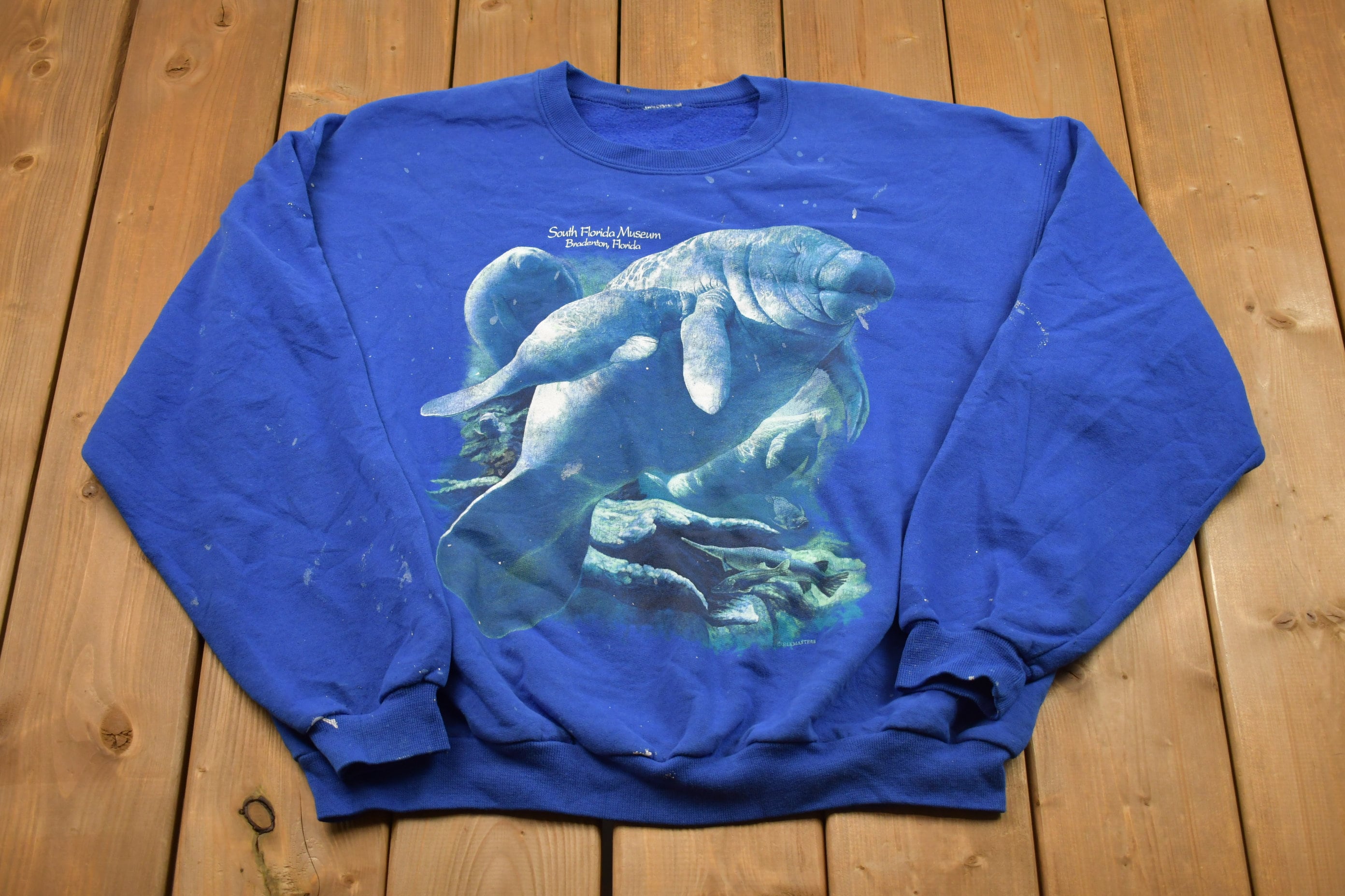 OLD(USA vtg jerzees manatee sweat