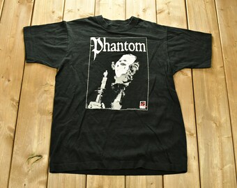 Vintage 1986 Phantom of the Opera Single Stitch 80s Anvil Black T