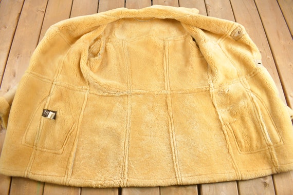 Vintage 1970s Sears The Mens Store Shearling Jack… - image 3