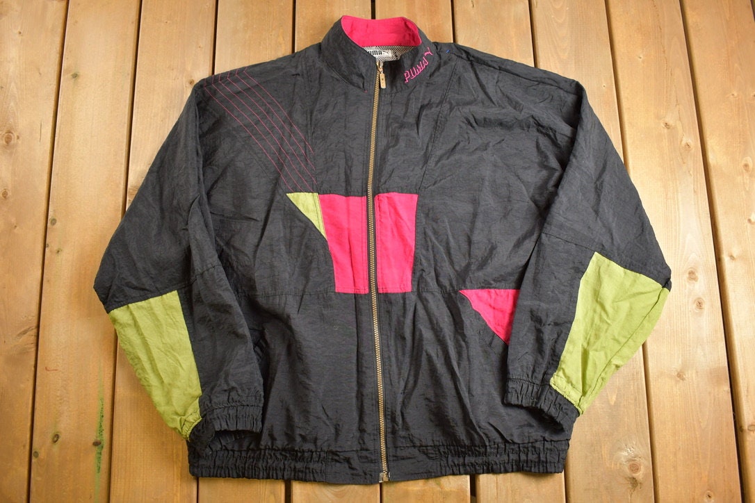 〔Vintage〕90s Old Puma Tech Track Jacket