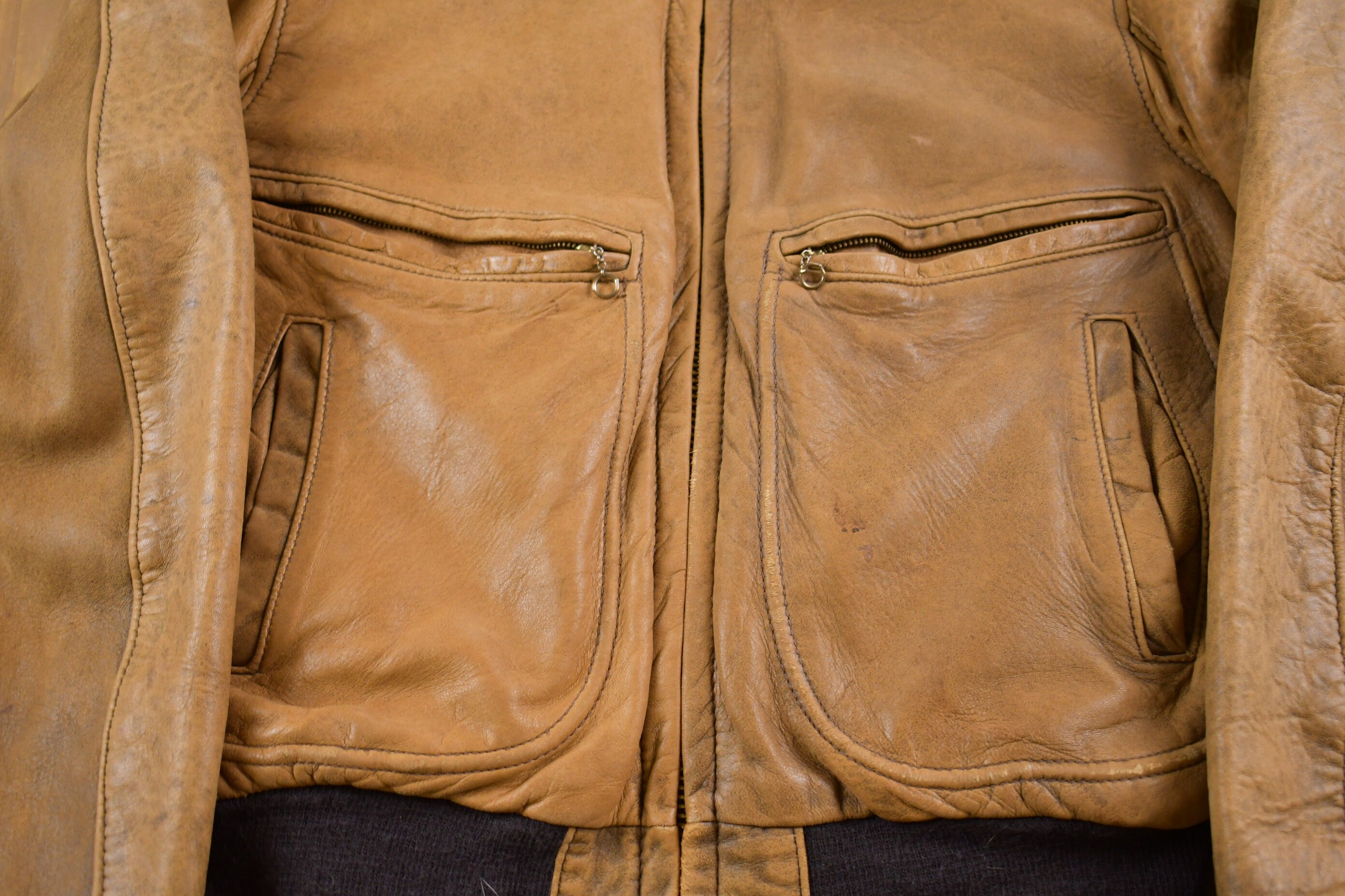 半価特販 Schott 90s Leather Coat Over ステンカラーコート