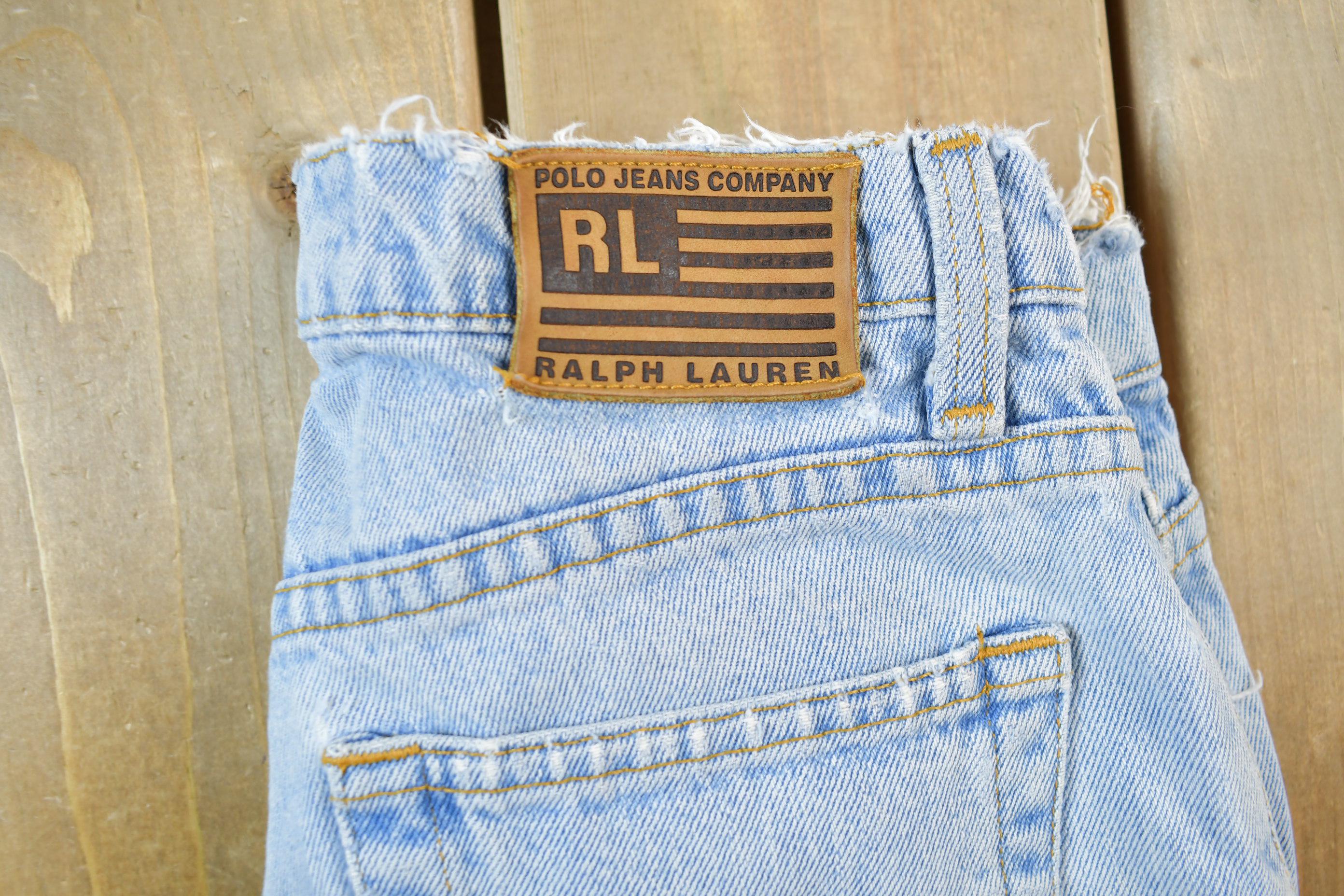 Vintage 1990s Ralph Lauren Polo Jeans Co Denim Jeans Size 29 X 30 