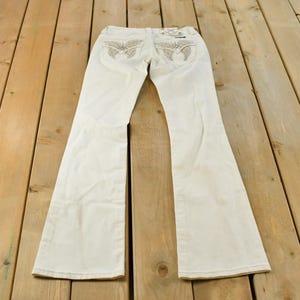 2000s White Jeans - Etsy