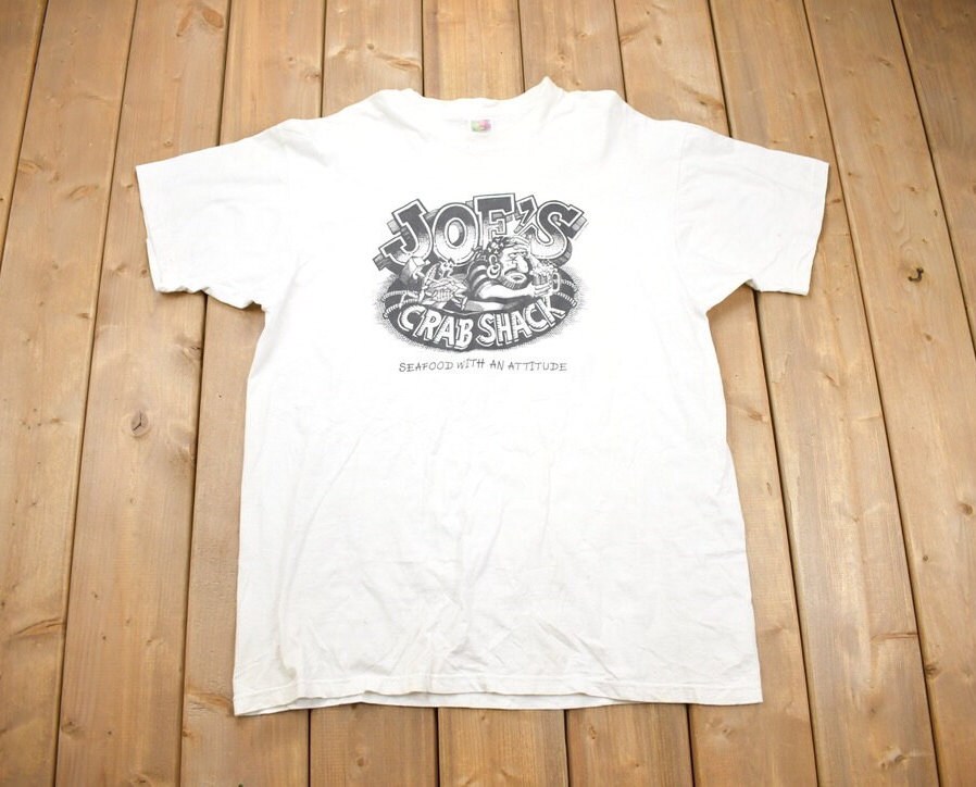 Vintage 1990s Joe's Crab Shack USA Souvenir T Shirt
