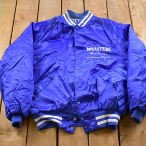 Vintage 1980s Dunbroke Pla-Jac Bomber Jacke / Made In USA / Athleisure Sportswear / Streetwear Fashion / 80s Bomber / 80s
