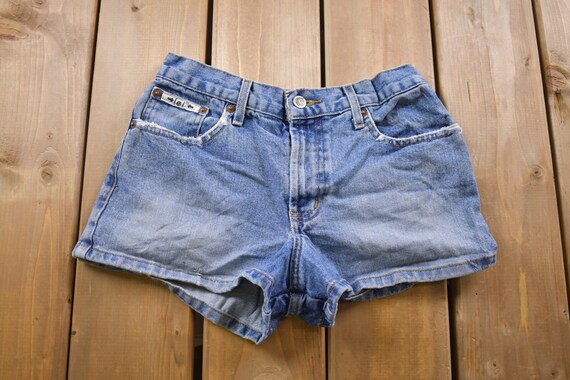 Vintage 1990s L.E.I Jean Short Shorts 26 x 2 / Ma… - image 1