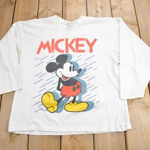 ヴィンテージ 1980年代 ディズニー ミッキーマウス カートゥーン Tシャツ / 80年代 グラフィック Tシャツ / ヴィンテージ ミッキーマウス / アメリカ製 / 90年代 ディズニー Tシャツ
