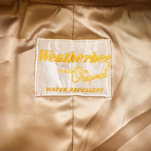 Vintage 1980s Weatherbee Water Repellant shops Overcoat / Vintage Weatherbee / Outerwear / Winter / Streetwear / Made In USA