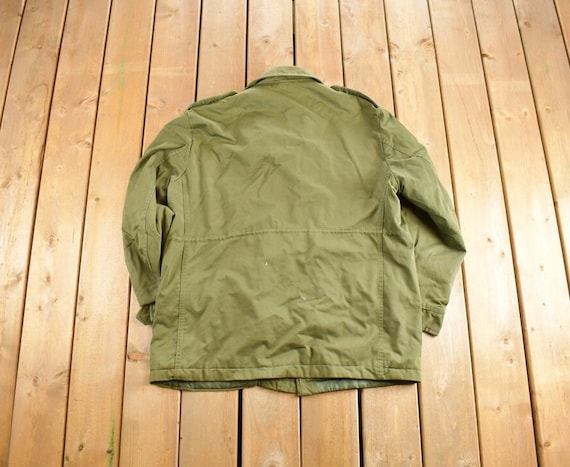 Vintage 1960's M68 Military Jacket / Button up Jacket / Army Green