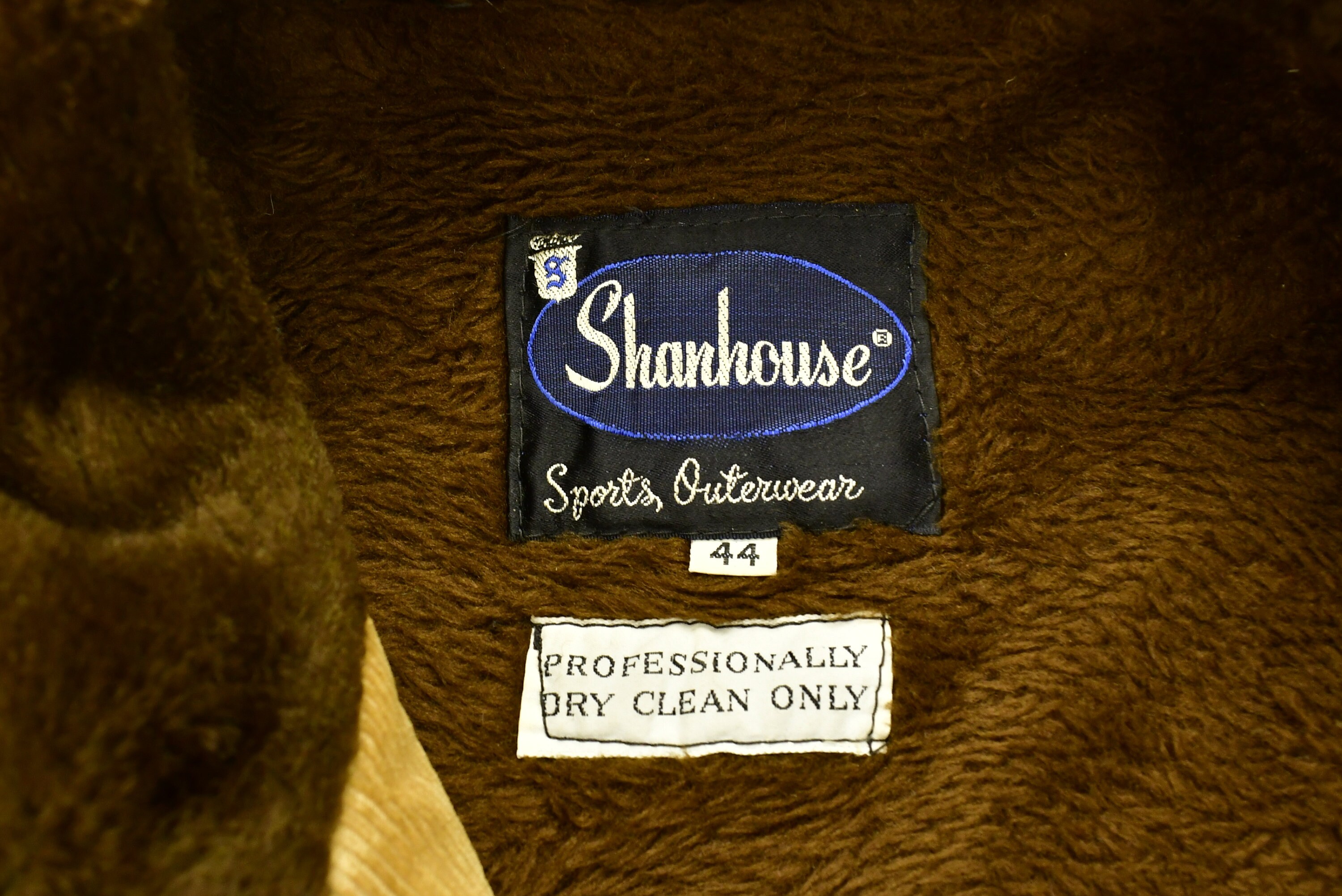 Vintage 1970s Shanhouse Fleece Lined Corduroy Jacket Fur Collar True Vintage Streetwear Talon Zipper Winter Jacket Deadstock Etsy Ireland