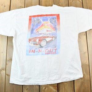 Vintage 2001 In-N-Out Burger California Promo T-Shirt / Vintage Burger / Burger Shirt / Graphic Tee / XL