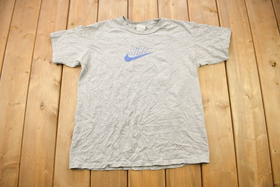Vintage Y2K Nike Center Swoosh Youth Size Graphic T shirt 90s