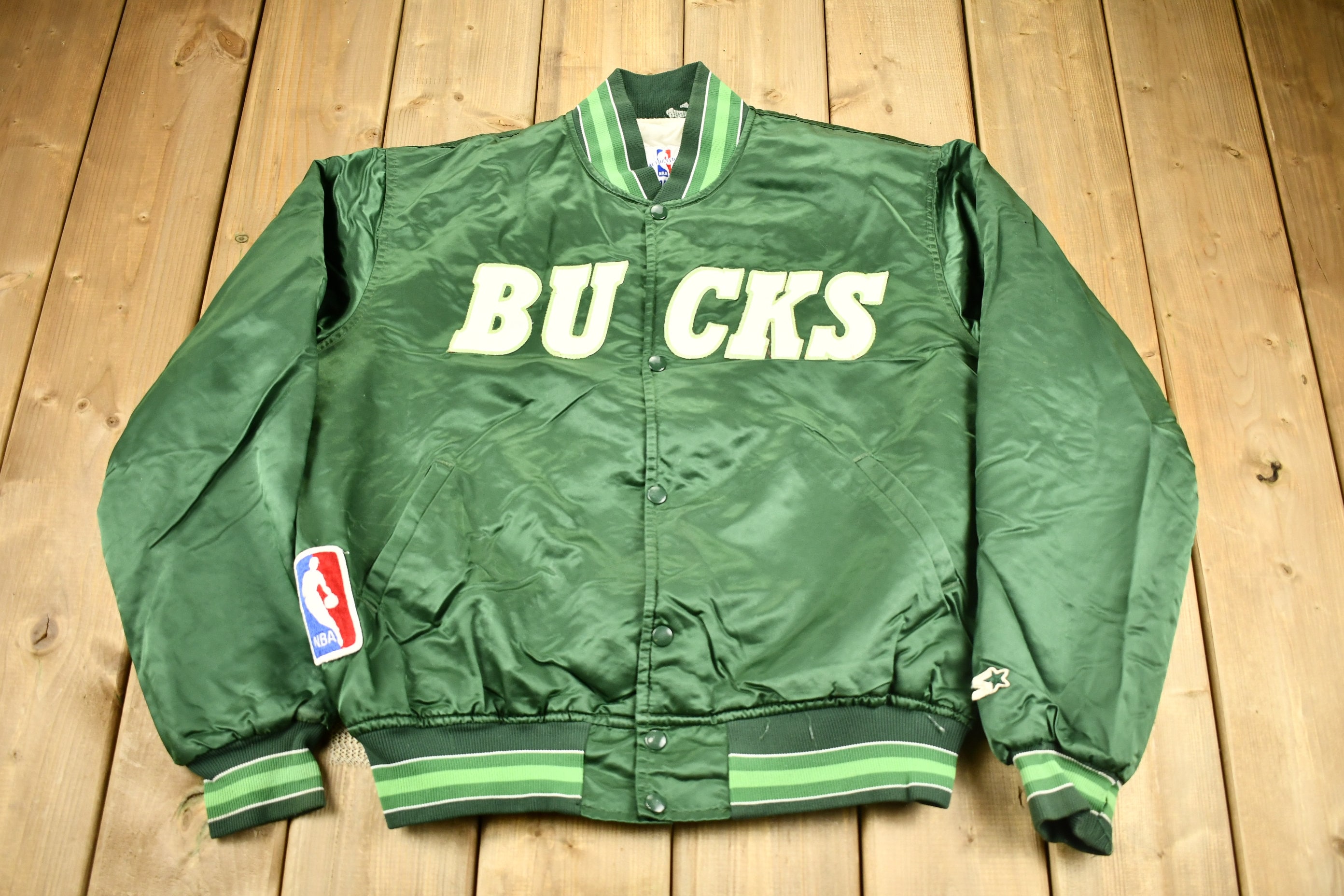 Milwaukee Bucks Nba Varsity Leather Jacket