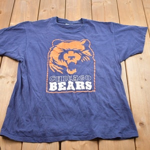 Vintage 1990s Chicago Bears NFL Grafik T-Shirt/ Made In USA / Single Stitch / NFL / 1990s Streetwear / Sportswear / Football