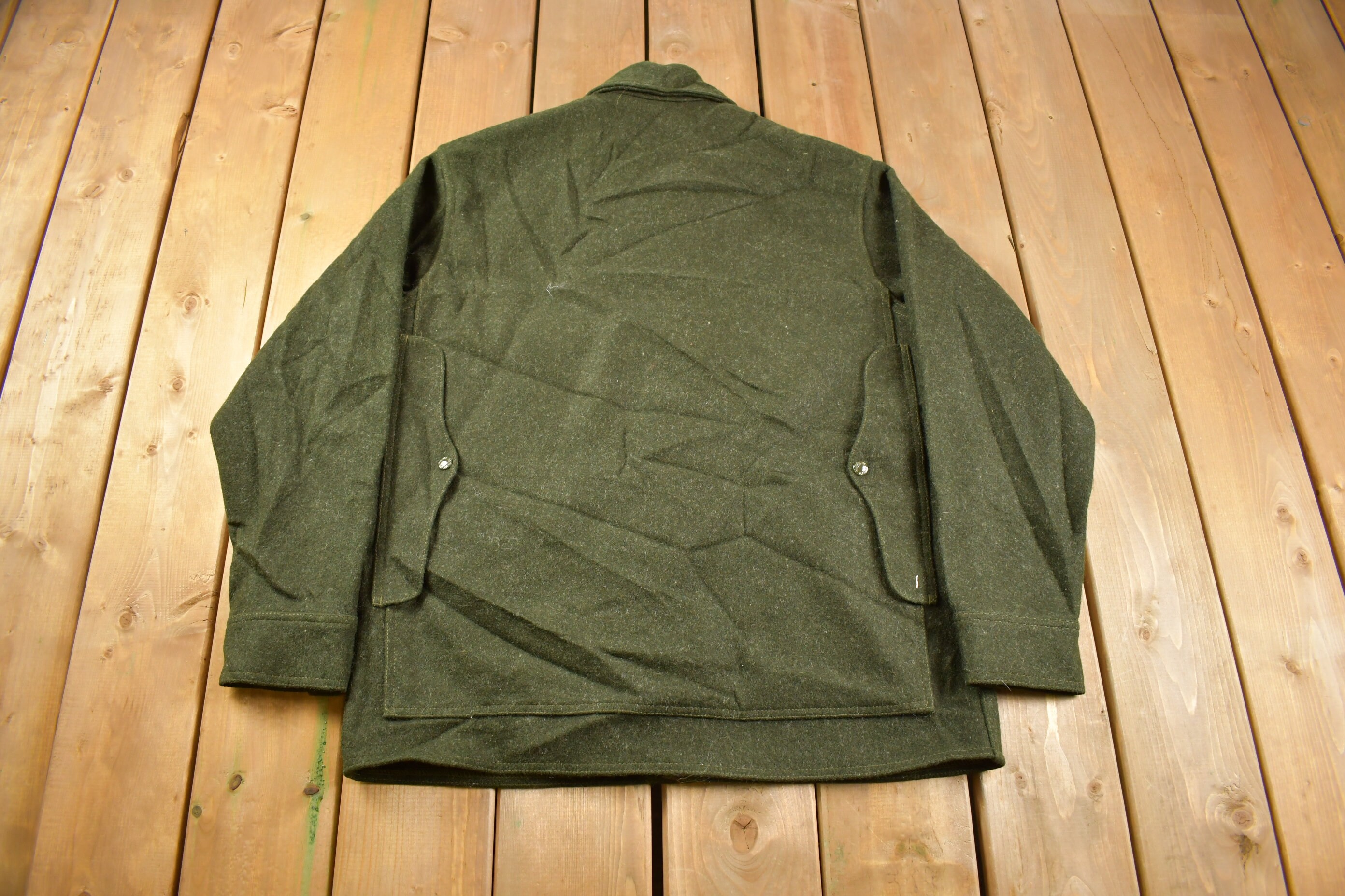 Vintage 1980s Filson Mackinaw Wool Cruiser Jacket 100% Wool Vintage 1980s Filson Mackinaw Wool Cruiser Jacket 100% Wool