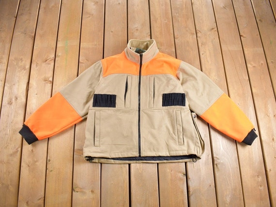 Vintage 1990s Mad Dog Gear Hunting Jacket / Stearns / Fall Winter  Streetwear / Hunting Jacket / Hi Vis / 90s Hunting Jacket / Fishing 