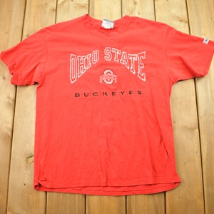 Vintage 1990s Ohio State University Buckeyes Embroidered T Shirt / NCAA / Streetwear / Lee Sport / Embroidered / Made In USA