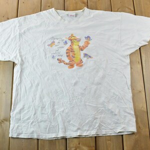 ヴィンテージ 1990 年代 ディズニーストア ティガー カートゥーン プロモーション T シャツ / 90 年代 グラフィック T シャツ / ヴィンテージ ミッキー マウス / アメリカ製 / 90 年代 ディズニー T シャツ
