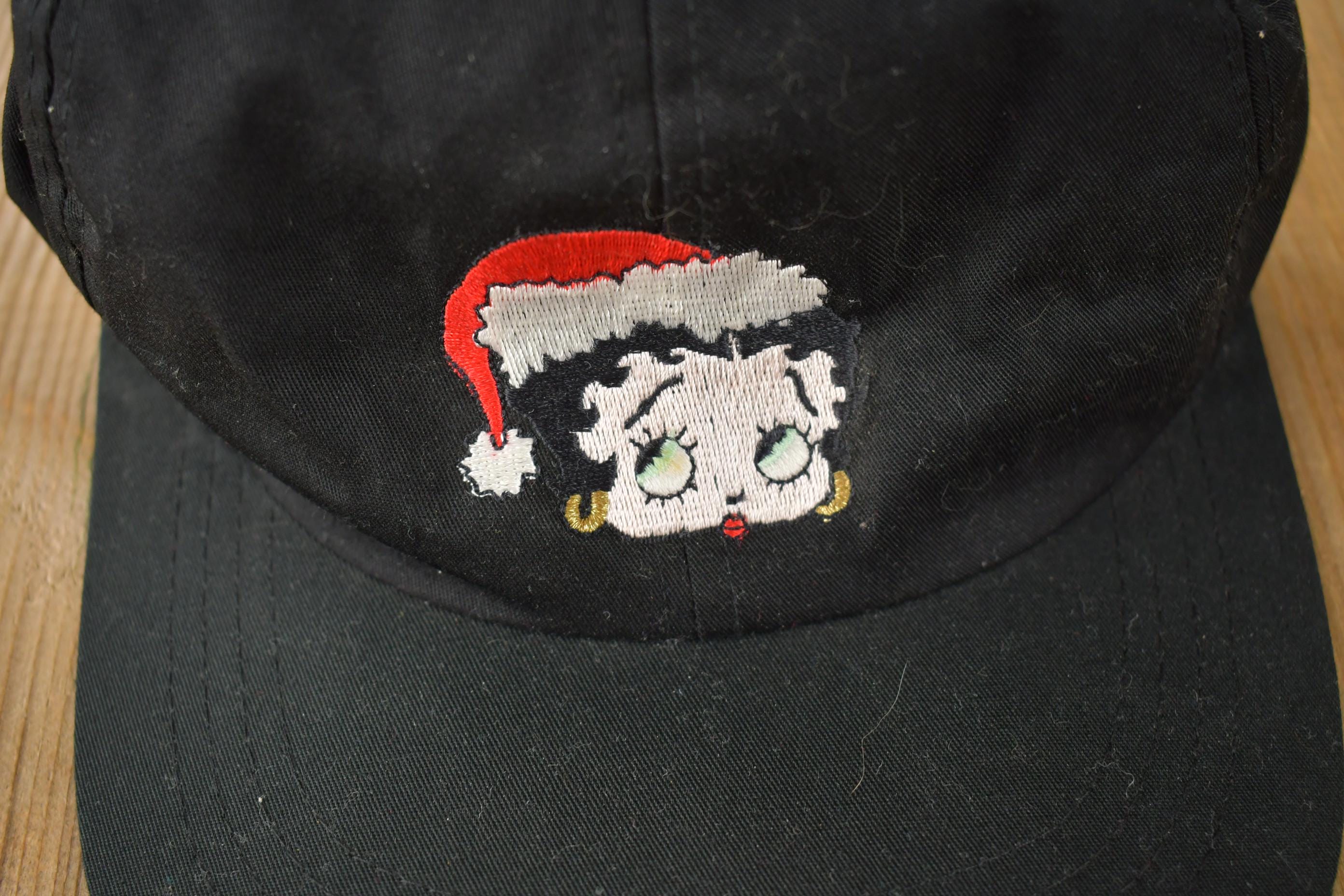 Vintage 1990s Betty Boop Christmas Theme Snap Back Hat  display picture 3