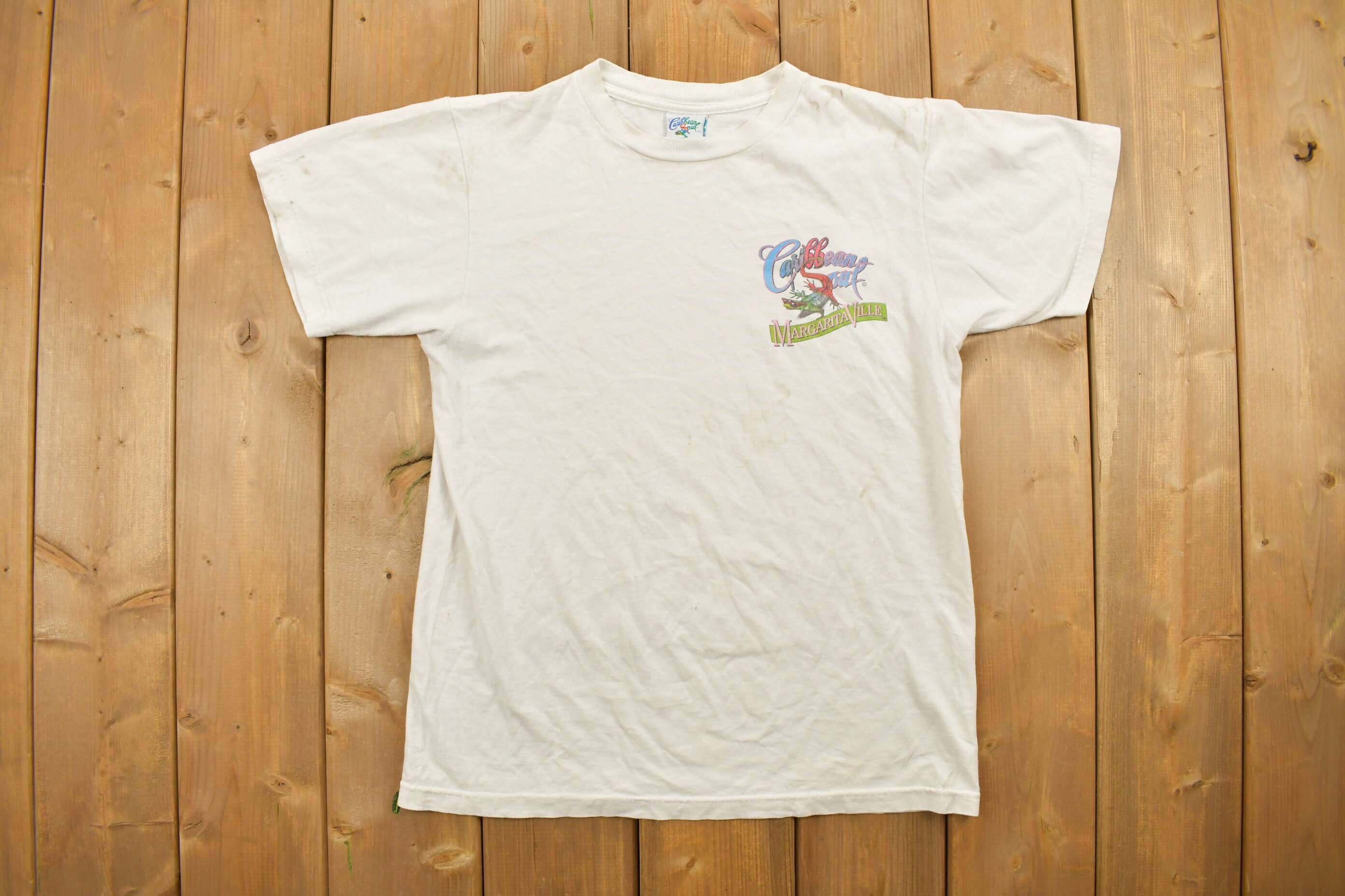 古着 Jimmy Buffett Caribbean Soul Tシャツ xl白 古着 Jimmy Buffett Caribbean Soul Tシャツ xl白