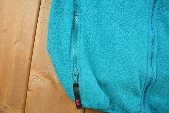 Vintage 1990s REI Full Zip Fleece  Sweatshirt / 1… - image 5