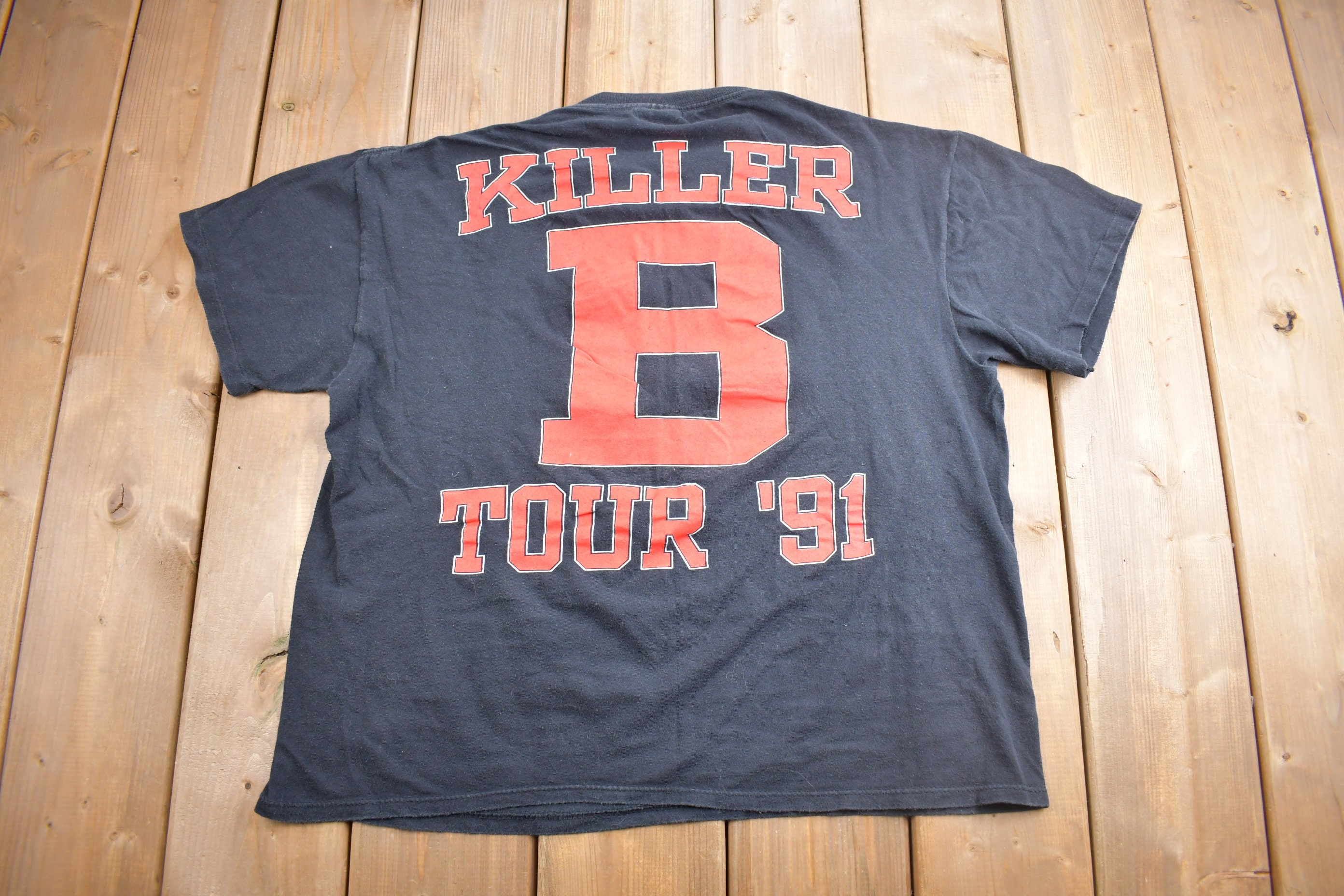Vintage 1991 Anthrax Killer B Tour Band T-shirt / Single Stitch