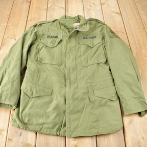 Vintage 1975 US Military Mans Cold Weather Field Coat / True Vintage / Vietnam Era / Militaria /Army Jacket / Vintage Military