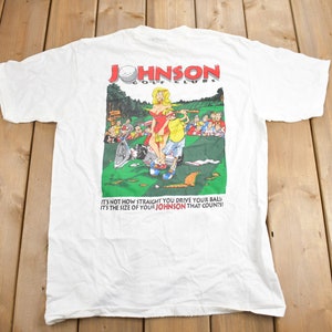 Vintage 1994 Big Johnson Golf Theme T-Shirt / Funny Golf Tee / Sportswear / Single Stitch / Oneita