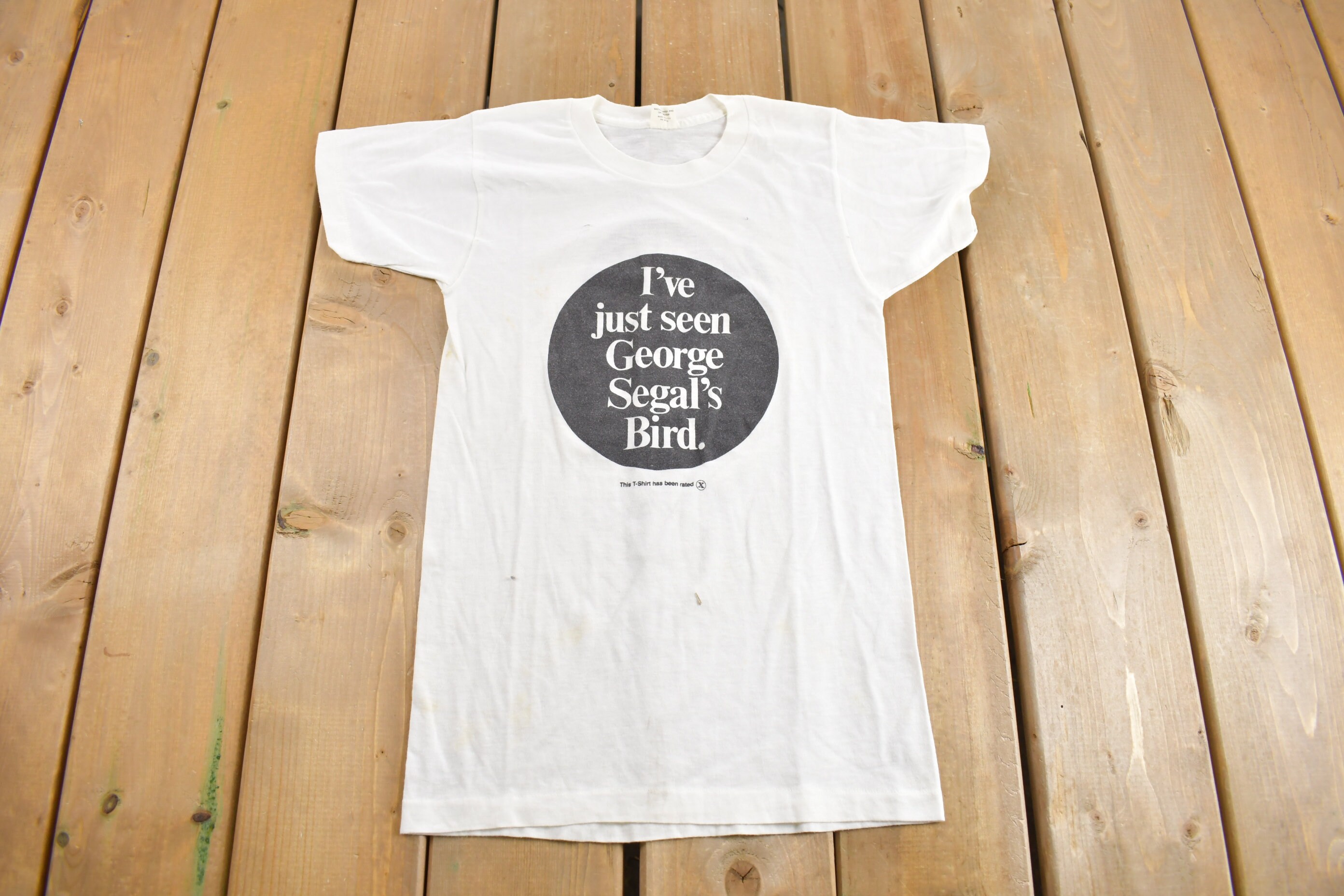 Vintage 1975 The Black Bird George Segal Movie Promo T-shirt / Vintage Movie Tee / Made In USA / Single Stitch / Rare Vintage