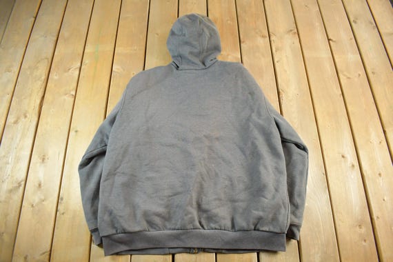 Vintage 1990s Carhartt Thermal Lined Heavy Weight Zip up Hoodie