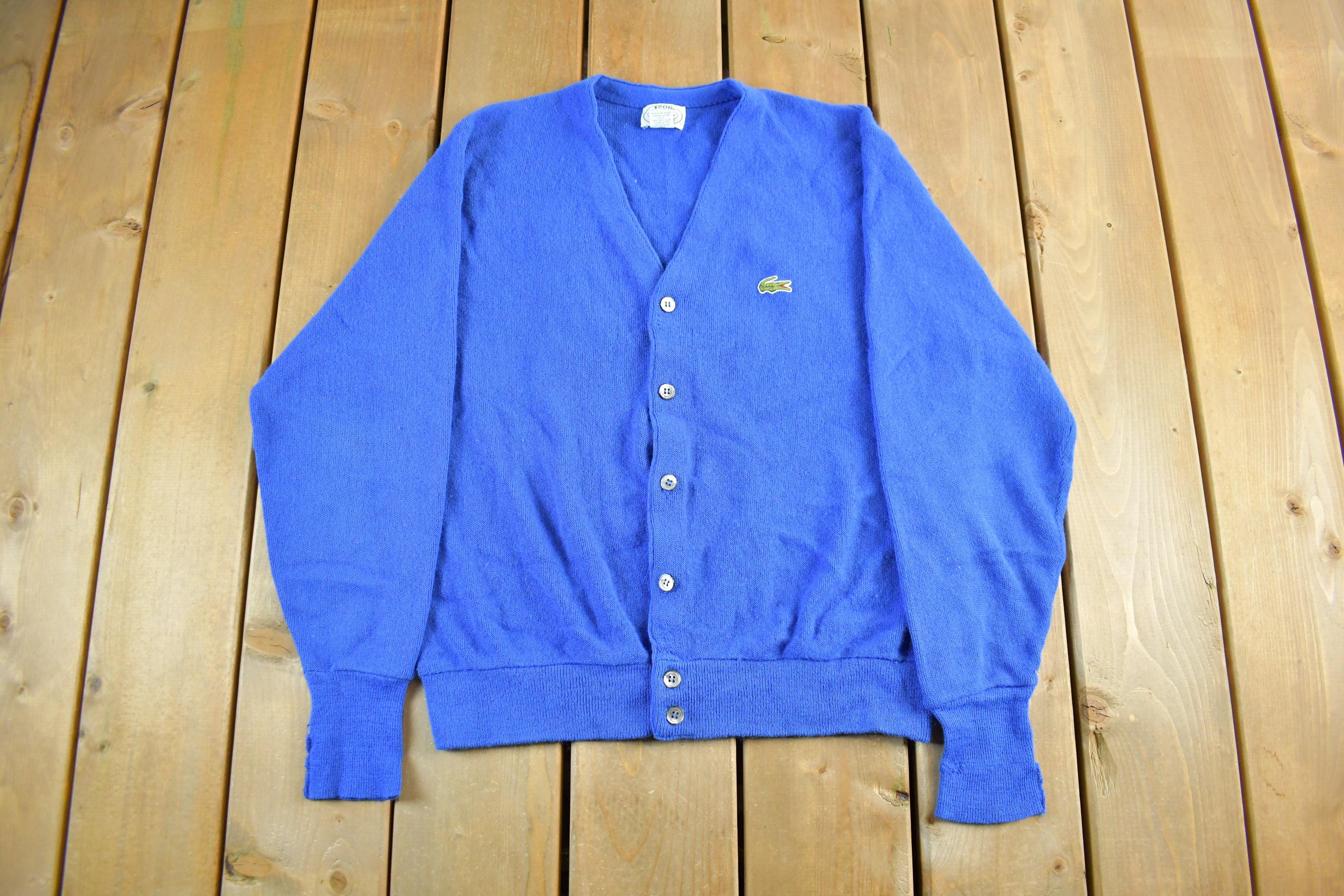 Lacoste Cardigan - Etsy