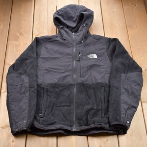 Vintage 1990s The North Face Denali Full Zip Hooded Fleece Sweater / Sportswear / 90s Fleece / Streetwear / Athleisure / Hiking / 90s TNF