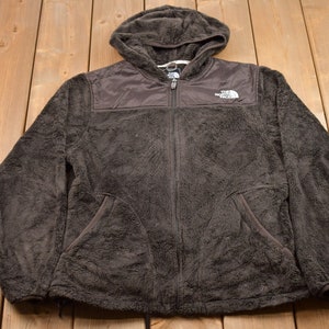 Vintage 1990s North Face Brown Fleece Zip Up Sweater / Outdoorsman / 90s Sweater / Streetwear / Hiking / Fleece Zip up / North Face Vintage