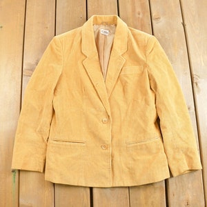 Vintage 1980s Picket and Post Corduroy Blazer Jacket / Sport Coat  / Vintage 80s Blazer / Suit Jacket / Spring Jacket / Made In Japan