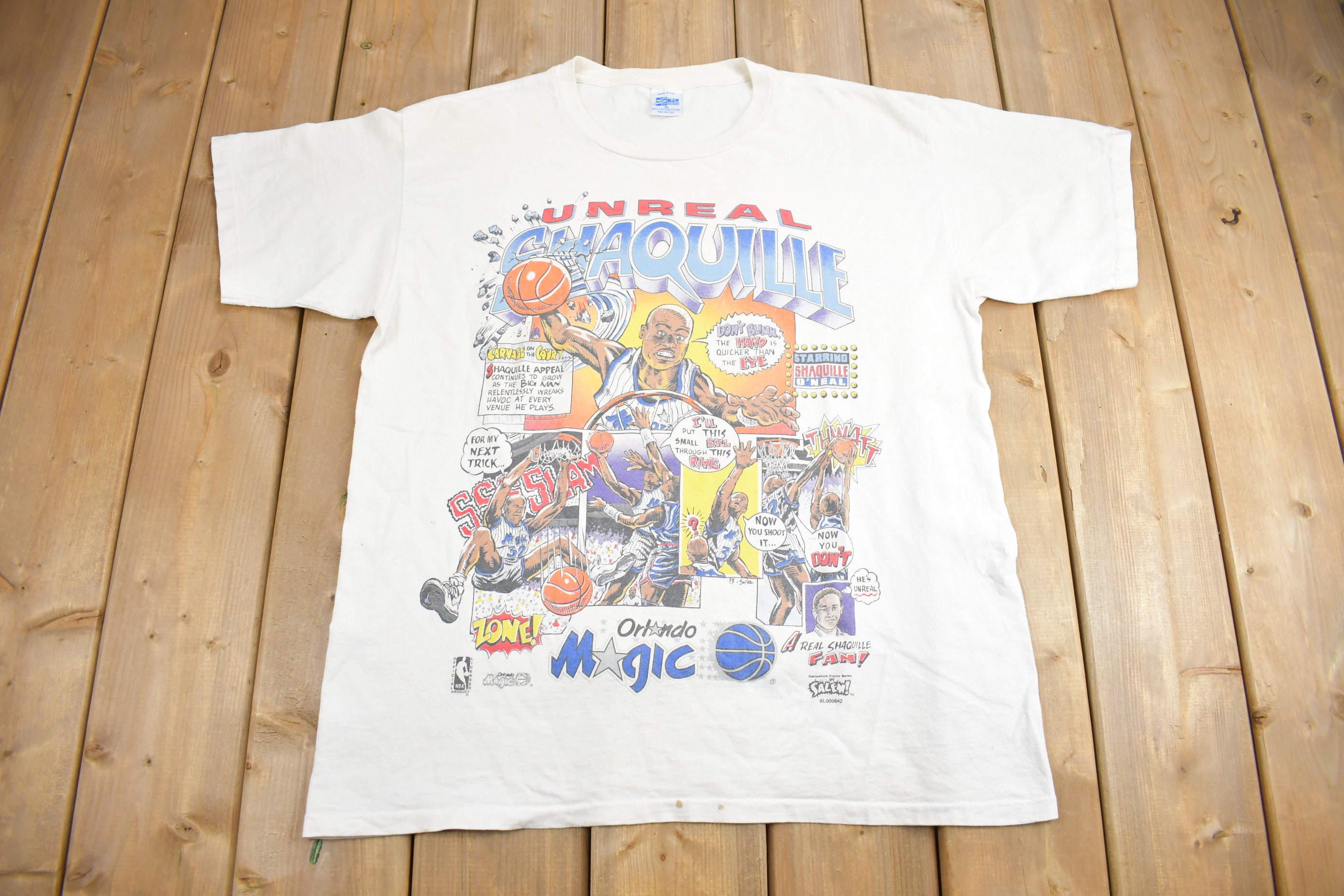 Vintage 1993 Shaquille O'neal Orlando Magic NBA Comic