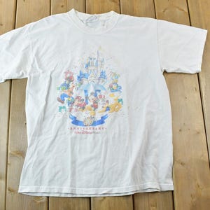 ヴィンテージ 1990 年代 ウォルト ディズニー ワールド 30 周年記念プロモーション T シャツ / 90 年代 グラフィック T シャツ / ヴィンテージ ミッキー マウス / 90 年代 ディズニー T シャツ