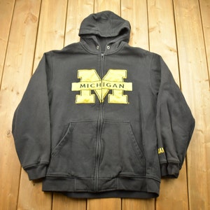 Vintage 1990s University Of Michigan Wolverines Hoodie / Varsity Football / Champs / Full Zip Sweatshirt / Collegiate Sweater / Vintage NCAA