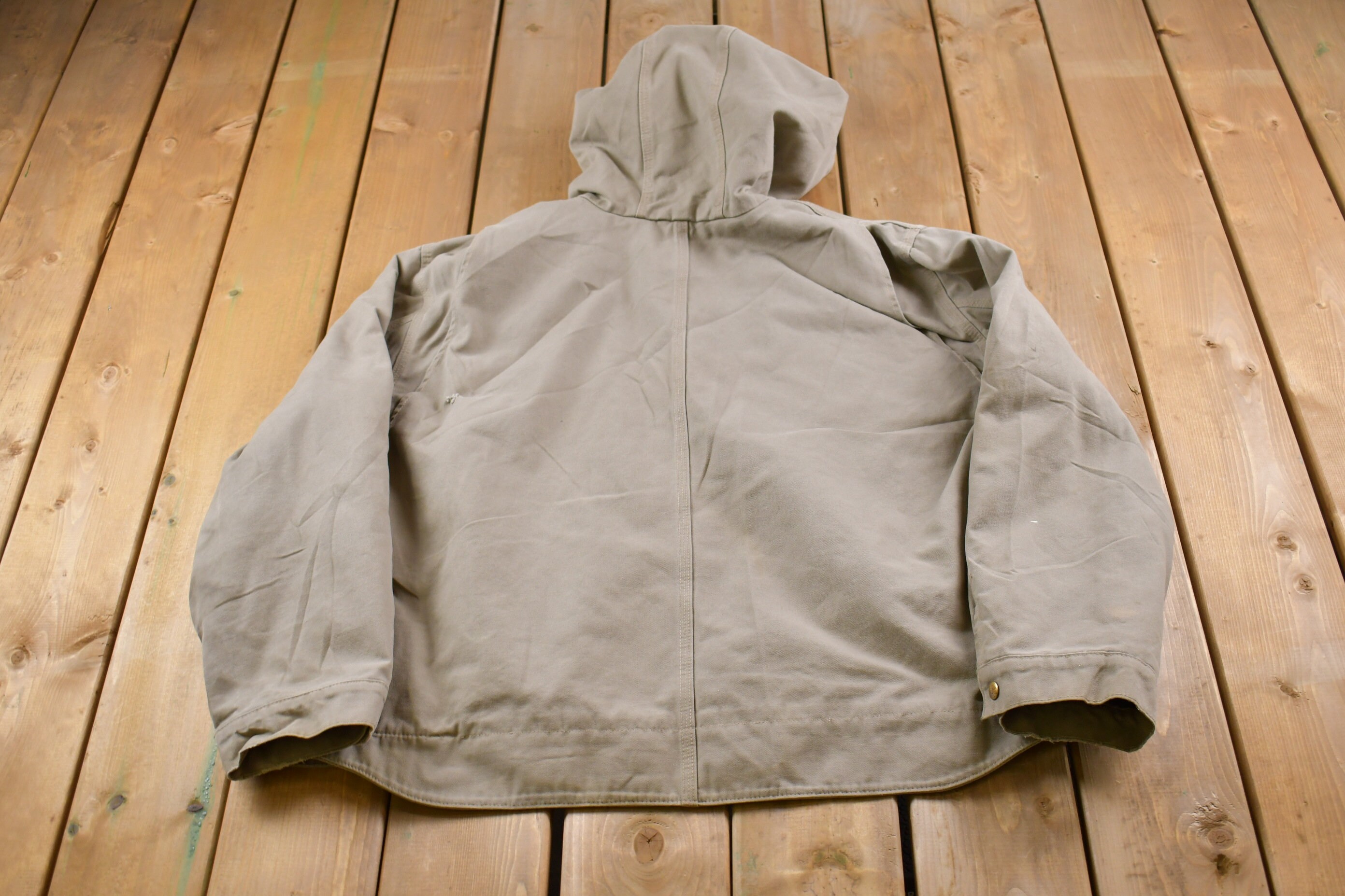 Vintage 1990s Carhartt Hooded Jacket / Workwear / Streetwear