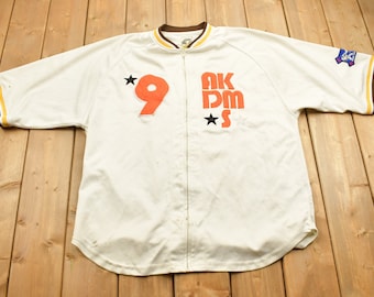 Vintage 2000s Akademiks World Tour 2003 Jersey / 2000s Jersey / Sportswear / Baseball Jersey / Athletic Zip Up / Y2K Jersey / Basketball