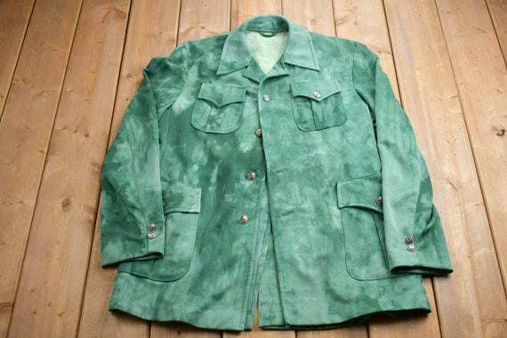 Mint green suede jacket Clearance