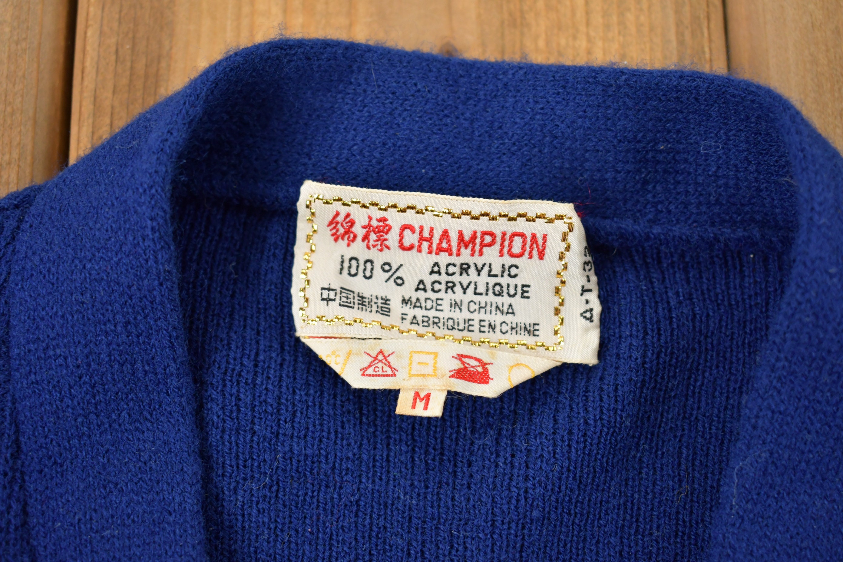 80s Champion vintage knit US NAVY ミリタリー Champion Vintage 80s 