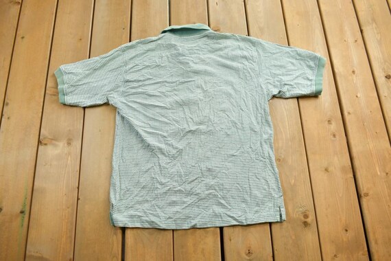 Vintage 1970s Benchline Patterned Collared Shirt … - image 2