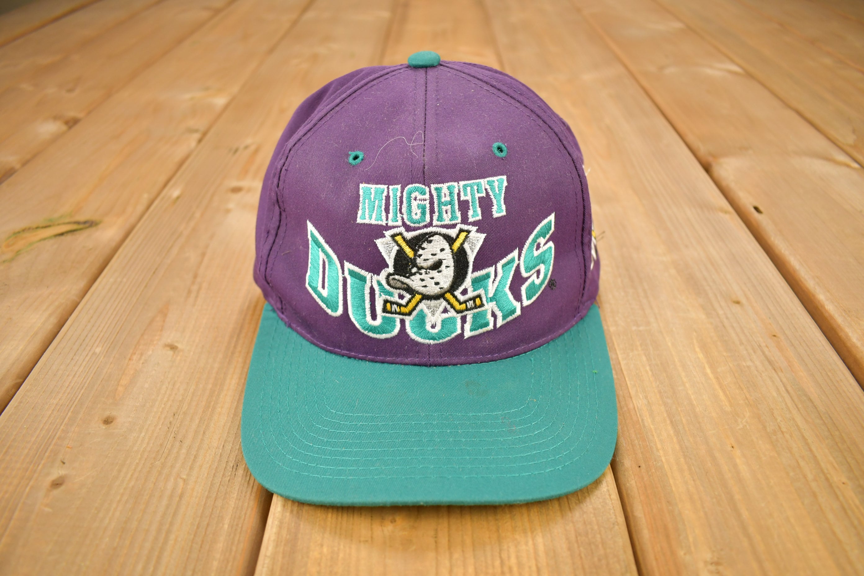 Vintage Anaheim Ducks Snapback Hat Logo 7 NHL Hockey California Mighty  Ducks Classic 1990s 90s Disney -  Finland