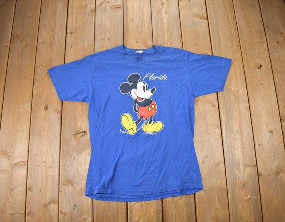 Vintage 1980s Disney World Florida Promo T-shirt / Velva Sheen 