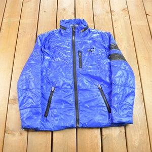 Vintage 1980s Fila Puffer Jacket / Light Fila Jacket / Vintage Bubble Jacket / Winter / Streetwear / 80s Fila / Full Zip Puffer